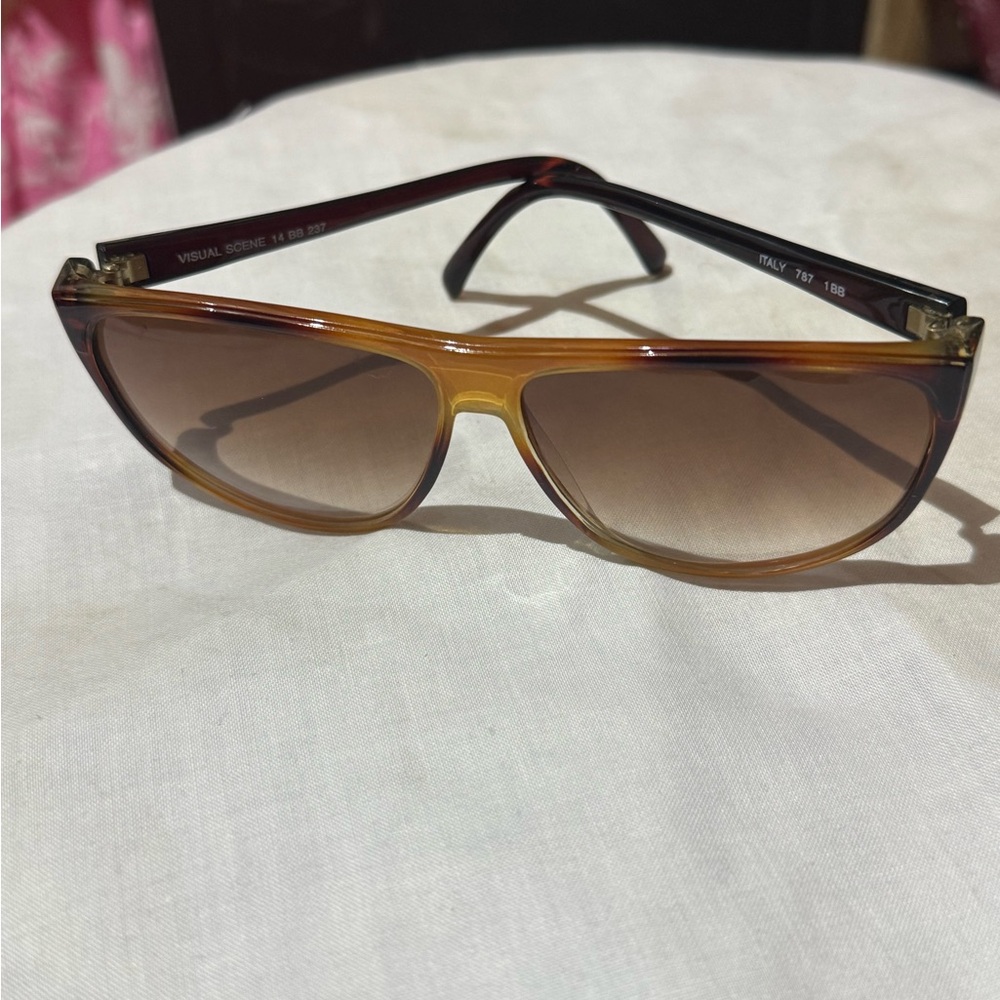 Stylish 1970’s Vintage by Christian Dio Brown Gradient Sunglasses